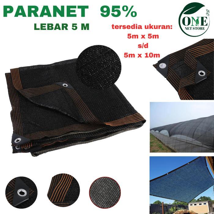 Paranet 95 % Sunshade Net Ukuran 5M ( Grade A )