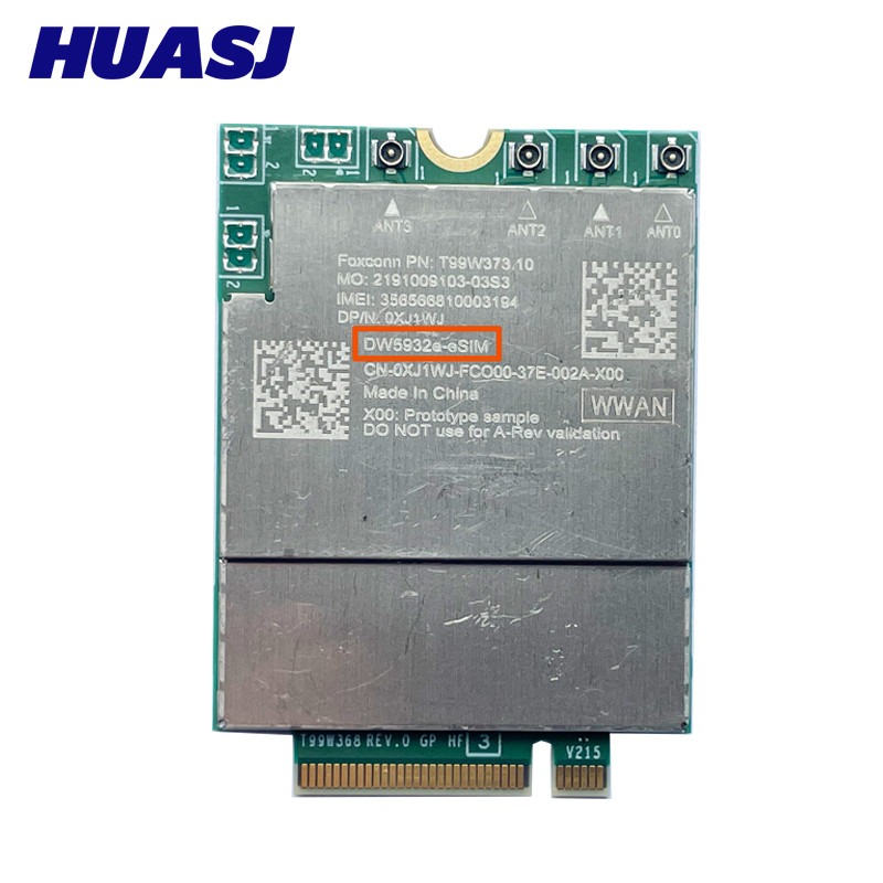 T99W373 DW5932e-eSIM DW5932e 5G Module LTE Cat19 M.2 Wireless WWAN Card For Dell Latitude 7350 7450
