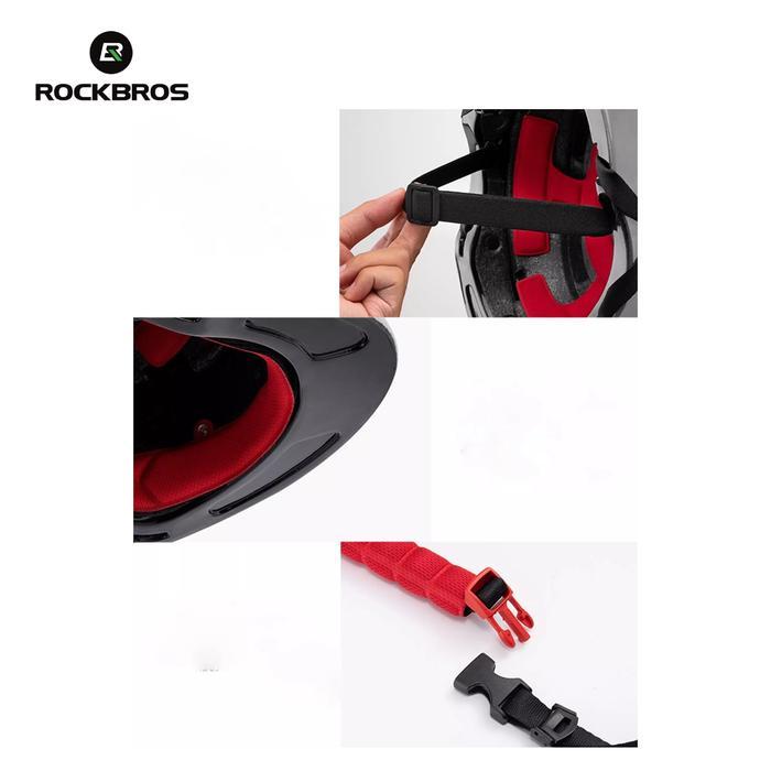 ROCKBROS ZK-016 Cycling Ebike Helmet - Helm Sepeda Lipat - TITANIUM