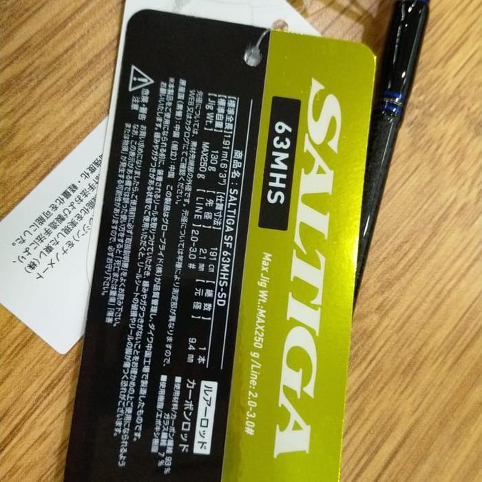 Joran Daiwa Saltiga Sf 63Mhs-Sd 191Cm Pe 2-3