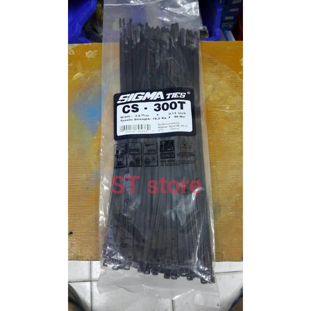 Kabel ties / Cable ties sigma 30cm hitam