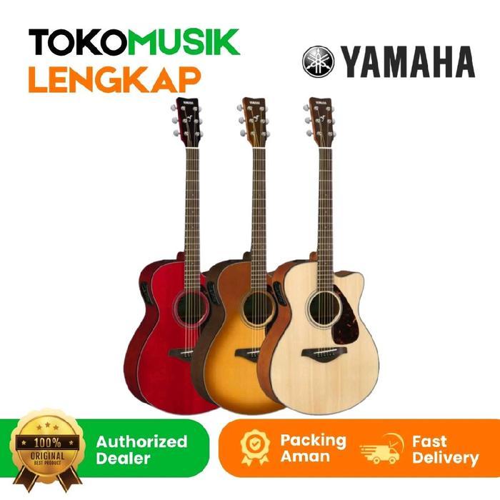 Guitar Acoustic Electric Yamaha FSX800C Gitar Yamaha FSX 800C Gitar Akustik Eletrik Yamaha FSX 800 C