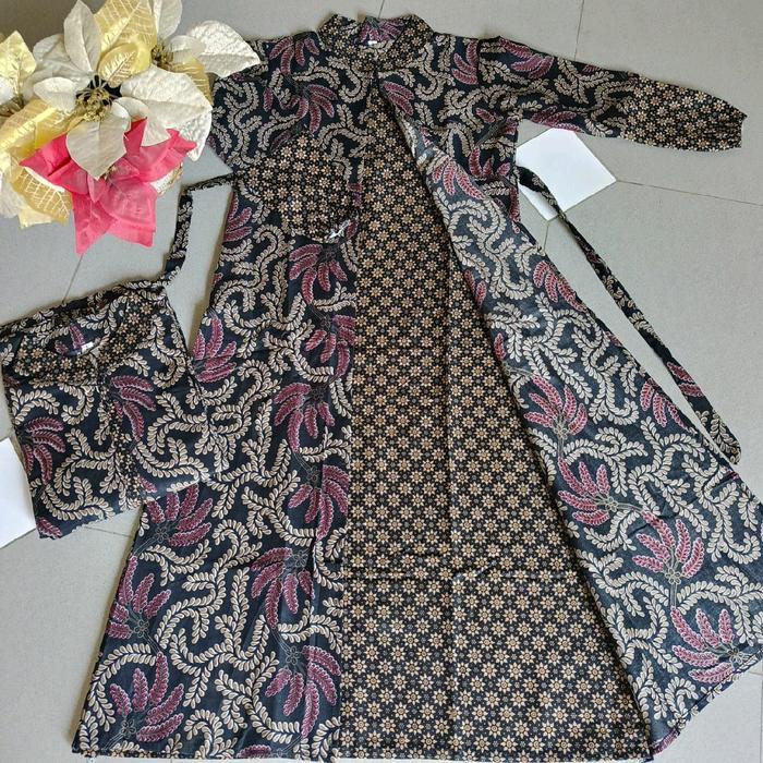 Best Seller Gamis Batik Anak Perempuan Modern Usia 2-12 Tahun Baju Batik Anak Dress Gamis Baju