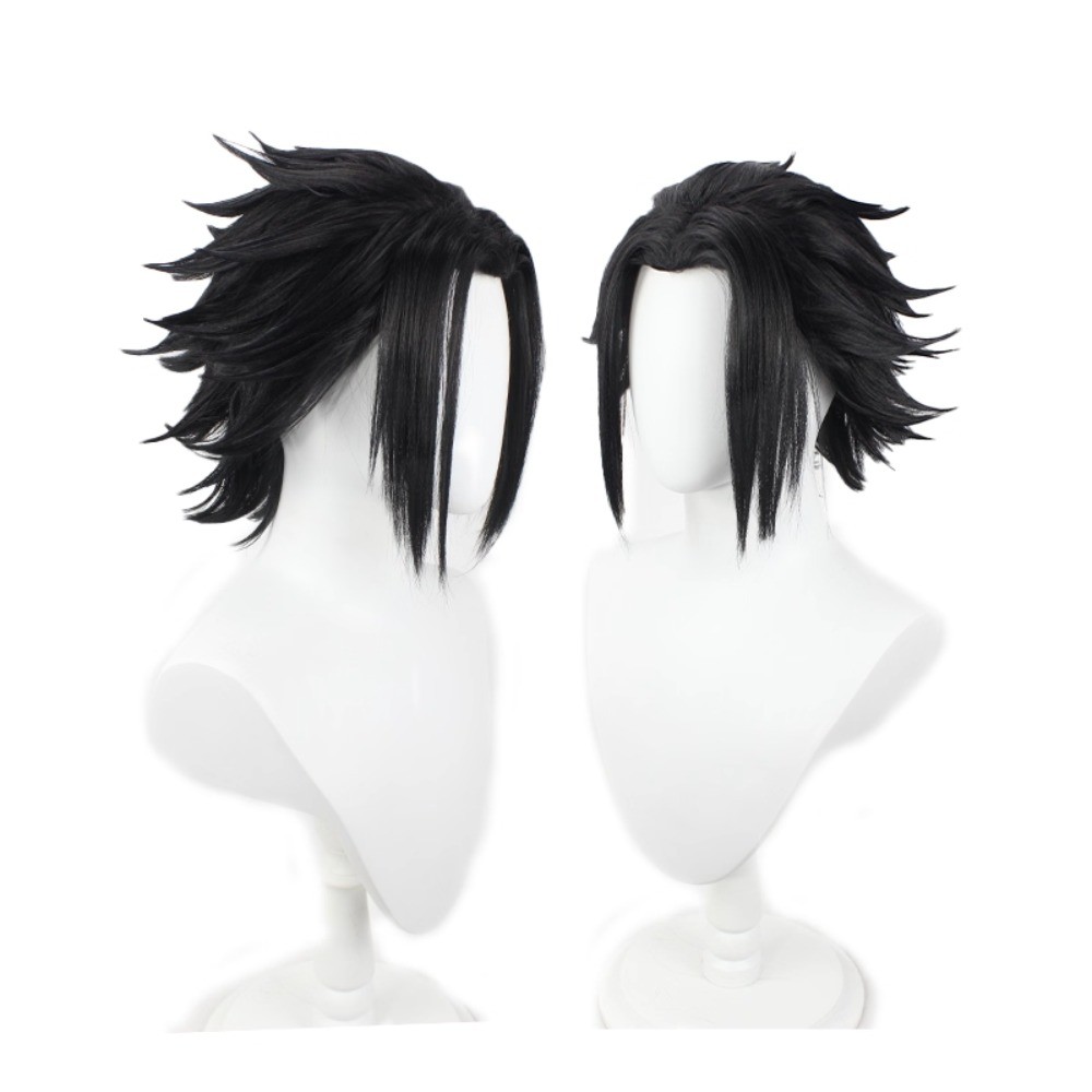 UCHIHA SASUKE COSPLAY WIG ANIME HAIR BLACK