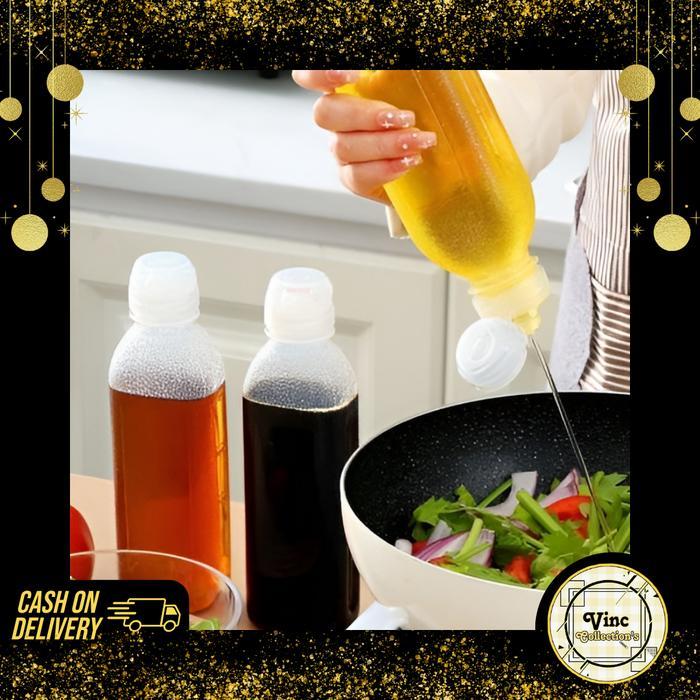 Botol Minyak 300ML 500ML & 1000ML Saus Kecap Anti Tumpah / Botol Fliptop Multifungsi