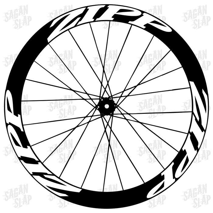 Stiker Sticker Decal Rims Velg Sepeda Zipp 700c Lebar 4 Cm