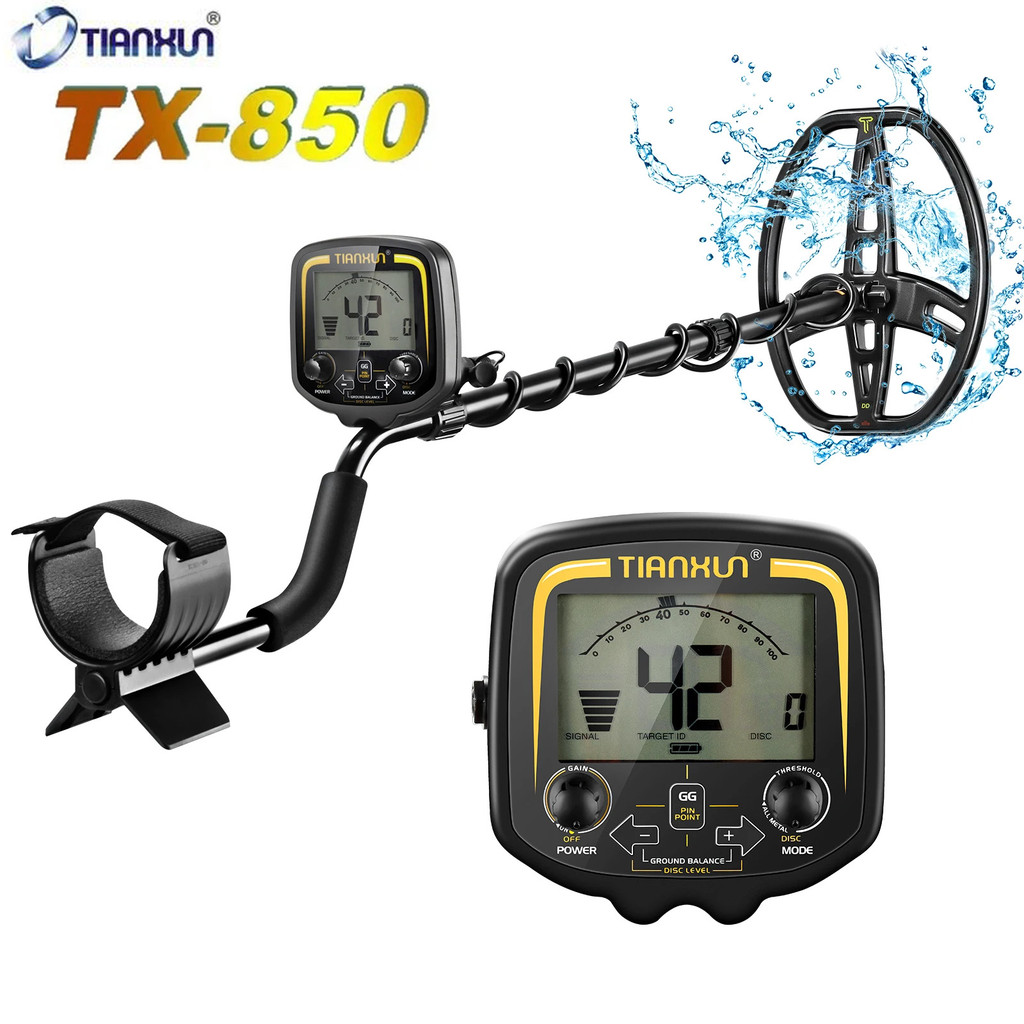 PROMO   Professional TX-850 Gold Metal Detector High Performance Underground Treasure Hunter TX850 L