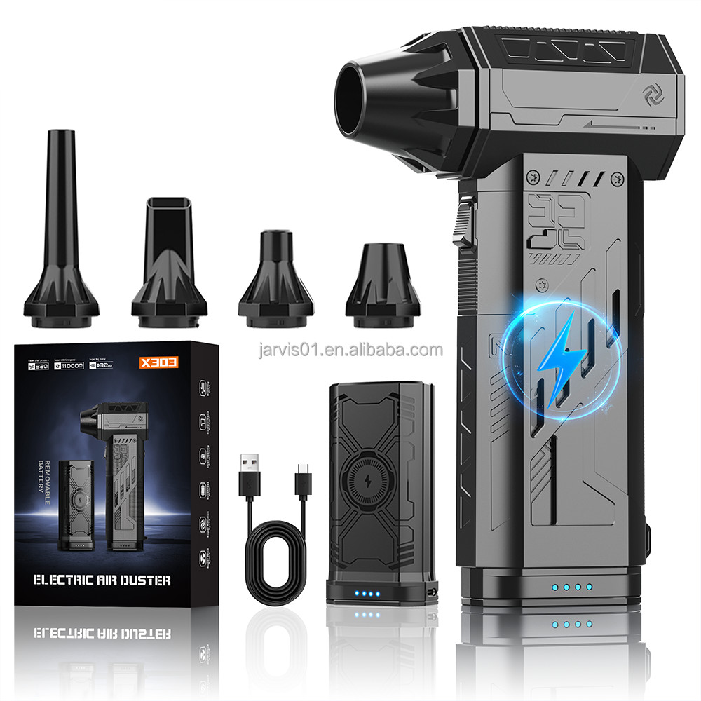 Jarvis Turbojet Pro Electric Compressed Mini Fan Turbo Removable Battery For Cars Sewing Machines