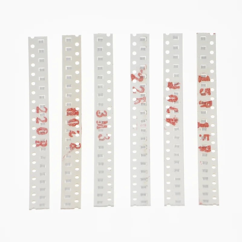 1280pcs 64 Values 5% 0.125W 0ohm-10Mohm 0805 SMD Resistor Assort Kit Pack