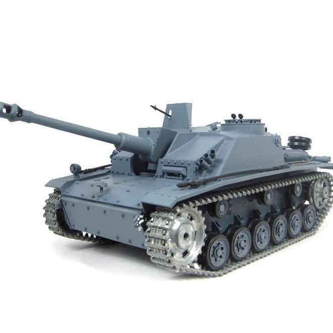 Promo- Heng Long Rc Tank 3868-1 Sturmgeschutz Iii Metal Track & Gearbox
