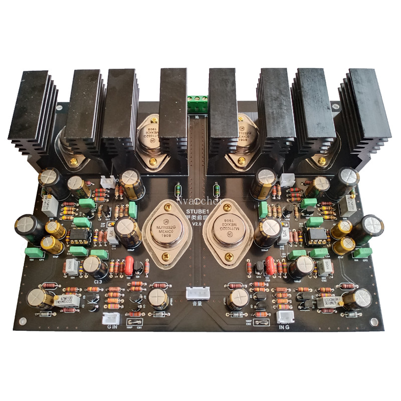 Nvarcher Hifi Mj11032/Mj11033 Single-Ended Class A Preamp Board Compatible With Amp Stube1