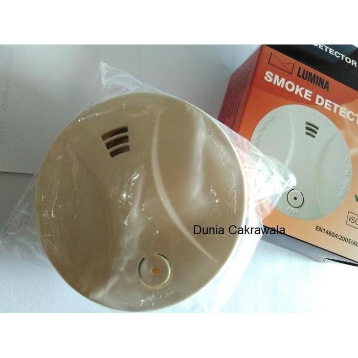 SMOKE DETECTOR TANPA KABEL LUMINA FIRE ALARM / SMOKE ALARM DETECTOR