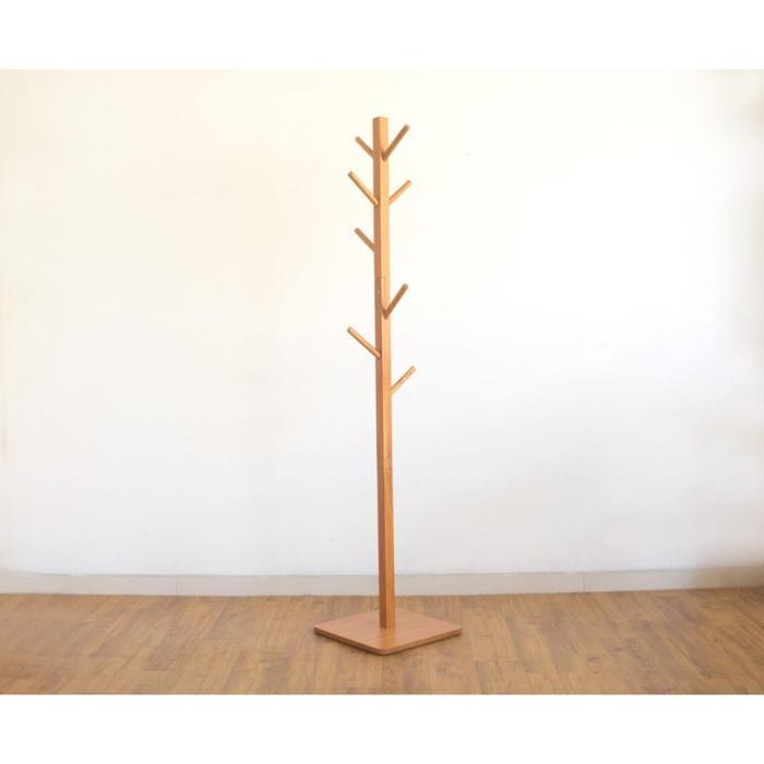 standing hanger kayu gantungan baju gantungan helm
