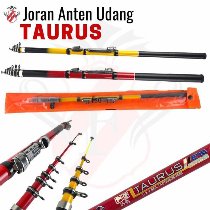 Joran Antena Teleskop Udang Fiber Fukushima Taurus Lure Kacamata