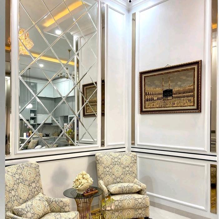 kaca cermin bevel/cermin bevel/cermin wajik