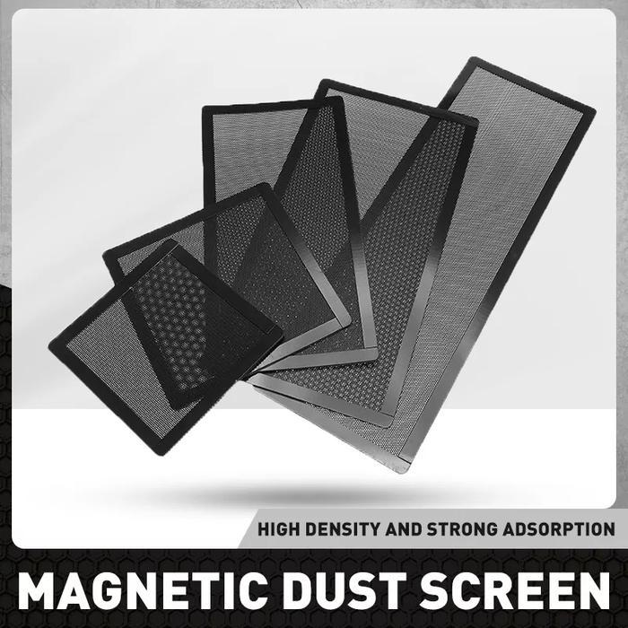 Filter fan magnetic pc kasa anti debu komputer mesh pvc dust proof