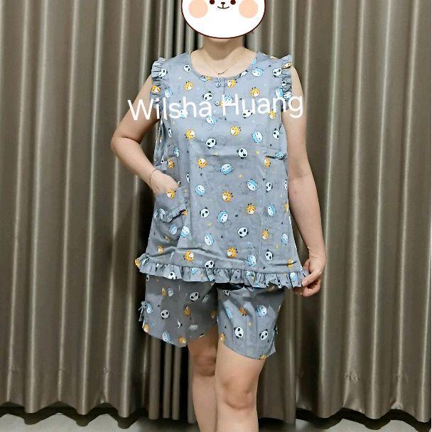 Baju Tidur Sunly Jumbo Yukensi Size 3L hello & summer Setelan