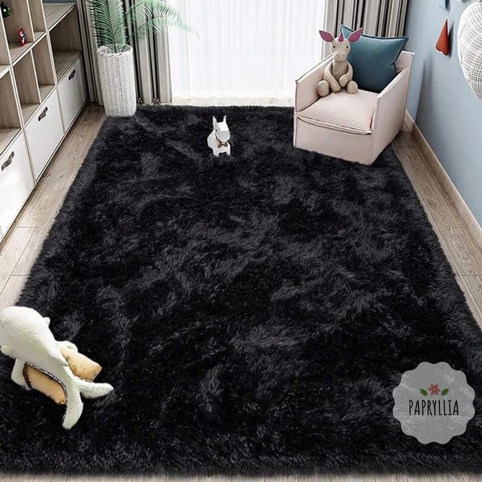 Karpet Bulu Rasfur Karpet Lantai Kasur Bulu 200x150cm + Busa Tebal