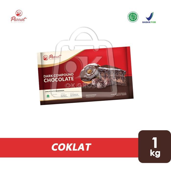 Coklat Dark Parrot / Chocolate Compound Dark (1 Kg)