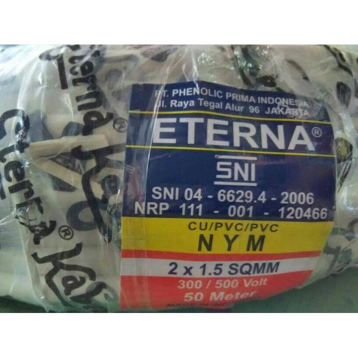 Kabel Listrik Nym (2X1,5) Eterna