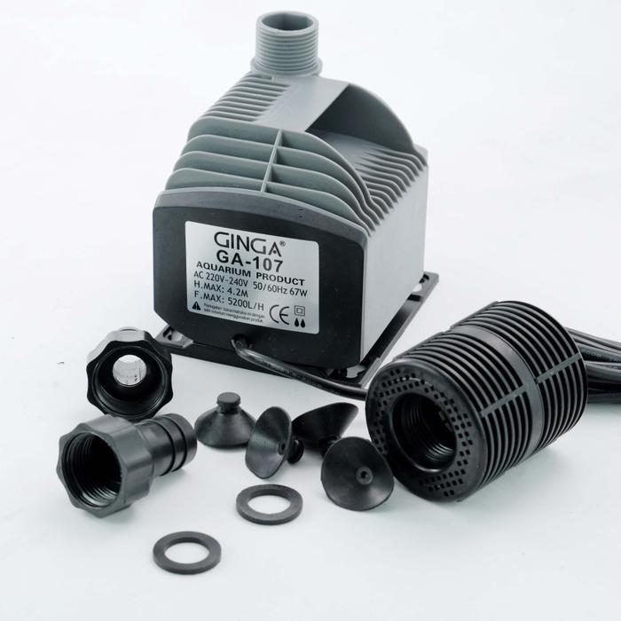Pompa Aquarium Celup Water Pump Ginga Ga 107 Ga-107 Low Watt