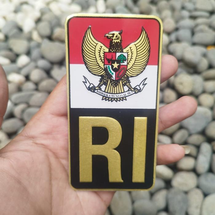Stiker Sticker Emblem Timbul Garuda Ri Metal Plat Mobil Motor Rumah Anti Luntur Murah Tinggal Tempel