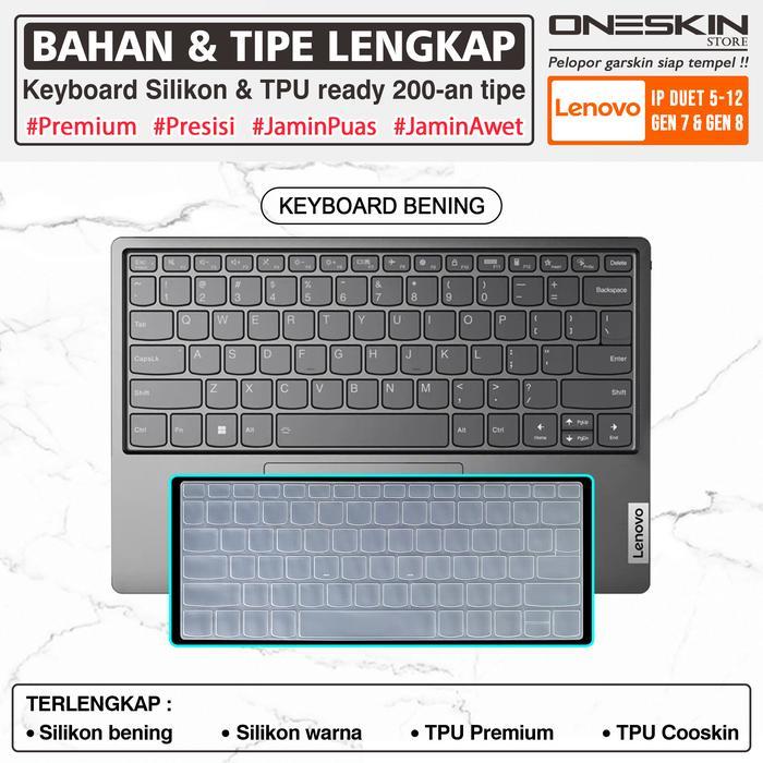 TERMURAH Pelindung Keyboard Protector Cover Kompatibel untuk Lenovo Ideapad Duet 5 5i-12 12IAU7 Gen
