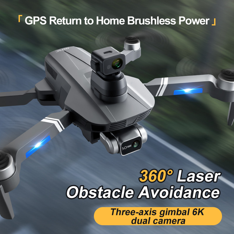 New 4DRC F4 Pro 3-Axis Gimbal 360 Obstacle Avoidance Professional 6K Camera Brushless Motor GPS 5G