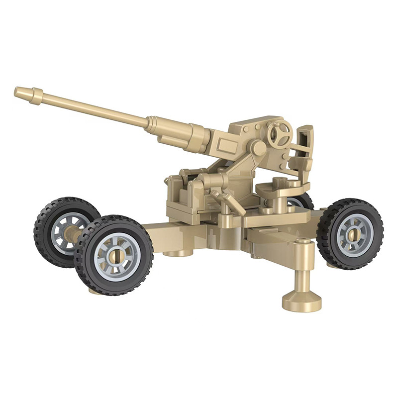 World War 2 WW2 Antiaircraft Gun Rocket Artillery Military Army War Weapon Soldier MOC Model