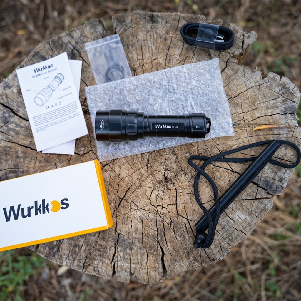 Wurkkos DL10R 21700 Scuba Diving Torch 4500LM Rechargeable XHP70.2 LED Lamp Underwater Lantern IPX8