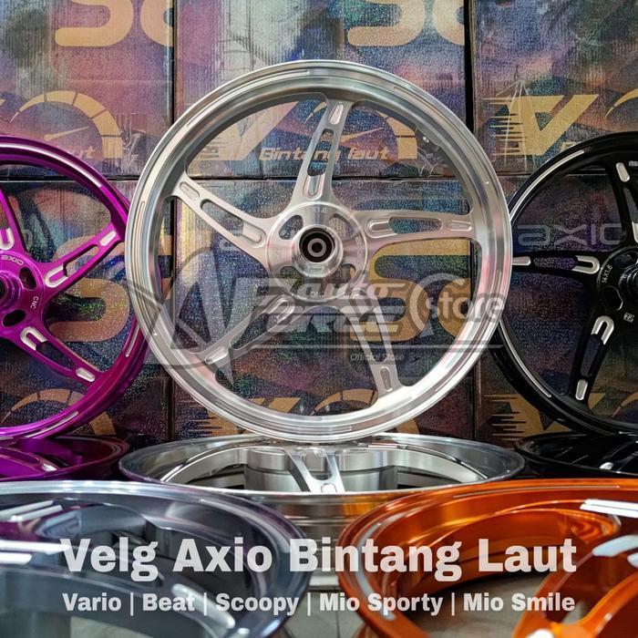 Velg Axio Bintang Laut Vario Beat Scoopy Velek Pelek Axio 160 185 Ring 14 Vario 110 125 150 Beat Fi