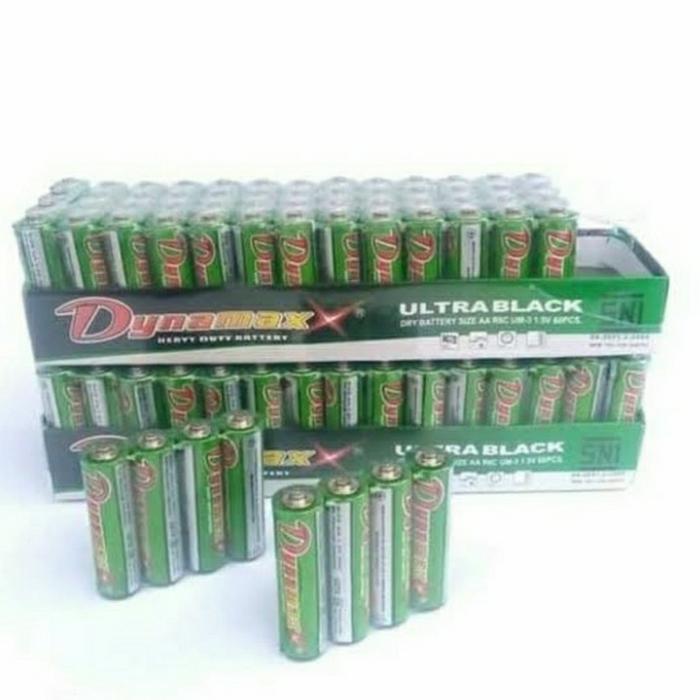 TERLARIS BATRAI AA DYNAMAX, BATTERY A2 ULTRA BLACK ISI 60 PCS SALE