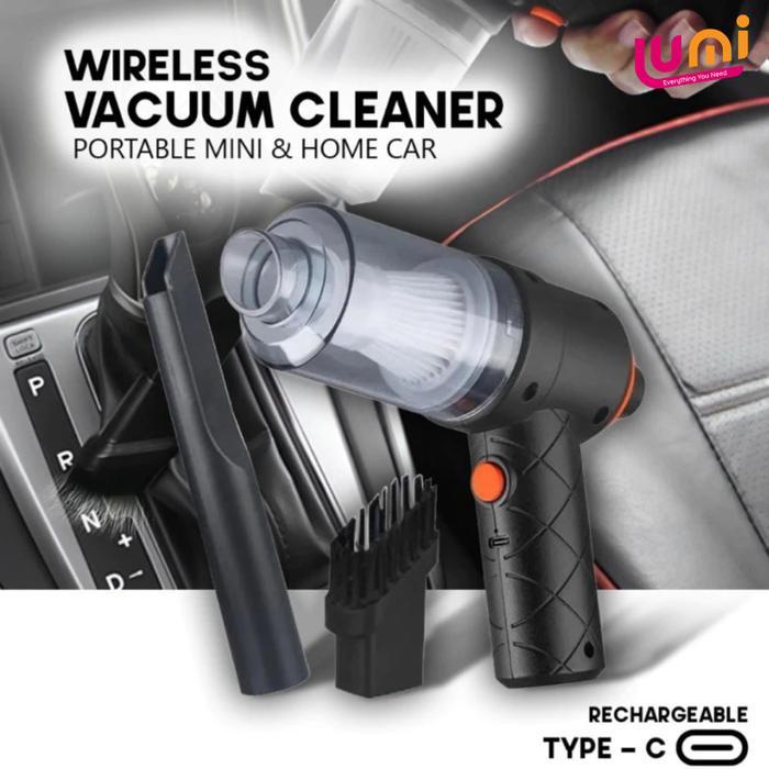 TERLARIS Vacum Cleaner Portable Mini 2In1 Penghisap Penyedot Pembersih Kotoran SALE