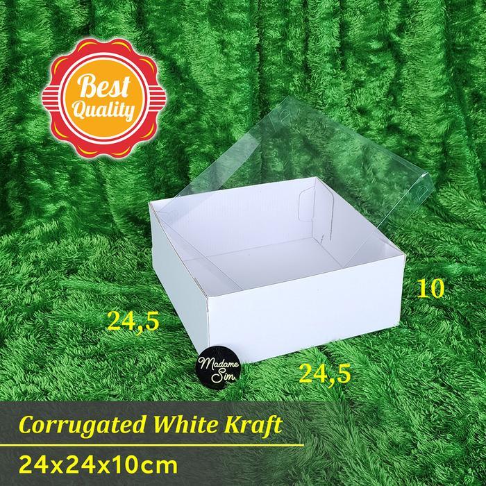 BOX MIKA - DUS HAMPERS - KOTAK PUDING 24x24x10 - WK