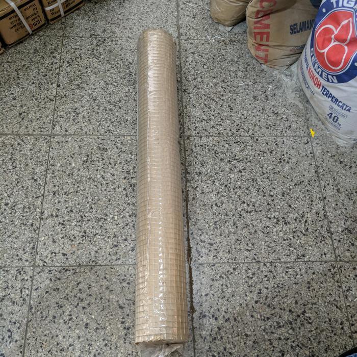 Ram Kawat Loket Galvanis 1/2" X 1/2" lebar 90cm seroll 10 meter chrome