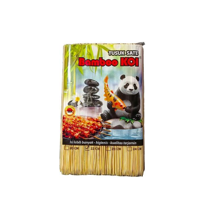 Tusuk Sate Ayam Import Premium Bamboo Koi 400gr 20cm 22cm 23cm Kitchenware