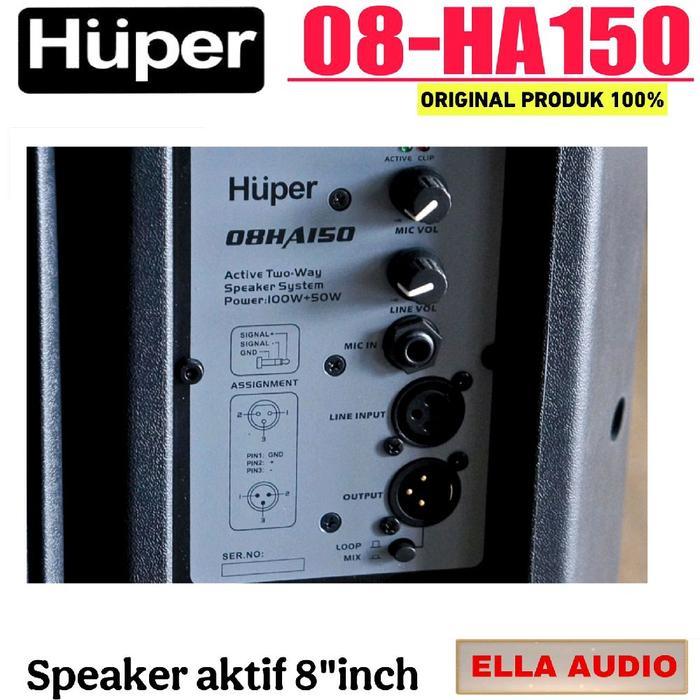 Huper 08Ha150Professional Speaker Aktif Huper 8'Inch 08-Ha150 Terpercaya