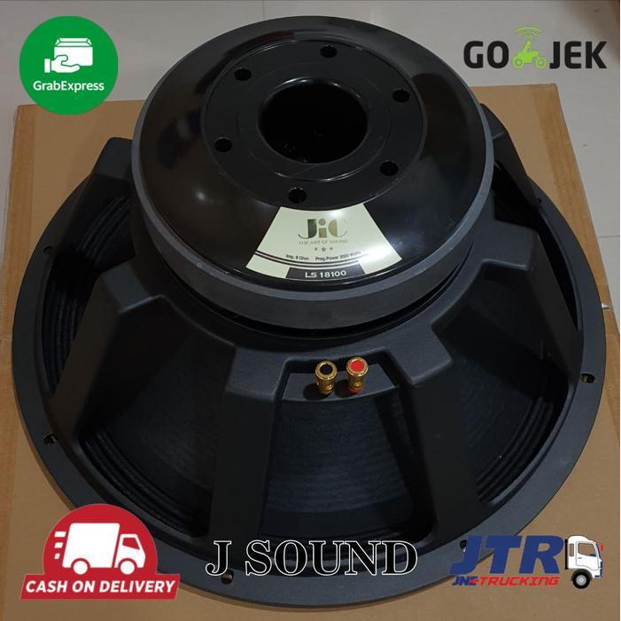 Premium - Speaker Jic Ls 18100 - 18 Inch - Woofer, Subwoofer Speakers Redy Stok