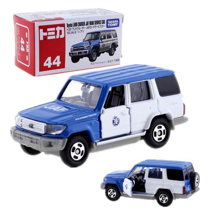 Tomica 44 Toyota Land Cruiser JAF Road Service Car Takara Tomy Mobil