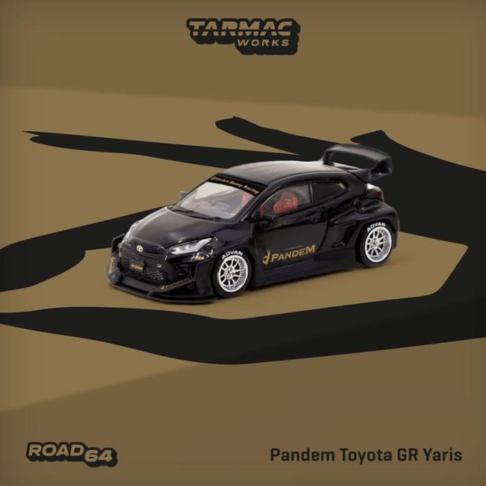 Tarmac Works 1/64 PANDEM TOYOTA GR YARIS BLACK