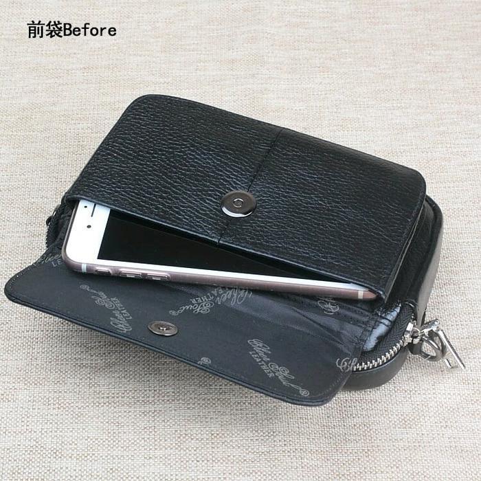 Tas Selempang Minimalis Tas Selempang Mini Pria - Wanita Cheer Soul Dompet Kulit Hp