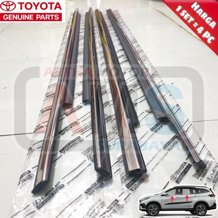 Pelipit Lis List Kaca Pintu Mobil All New Terios Chrome