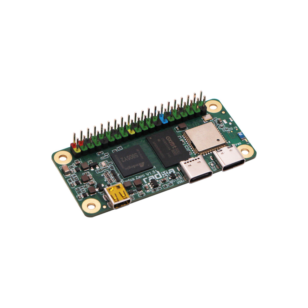 Radxa ZERO Amlogic S905Y2 4-core CPU SBC, GPU, WiFi 5 or WiFi 4, Onboard eMMC and USB 3.0,Single