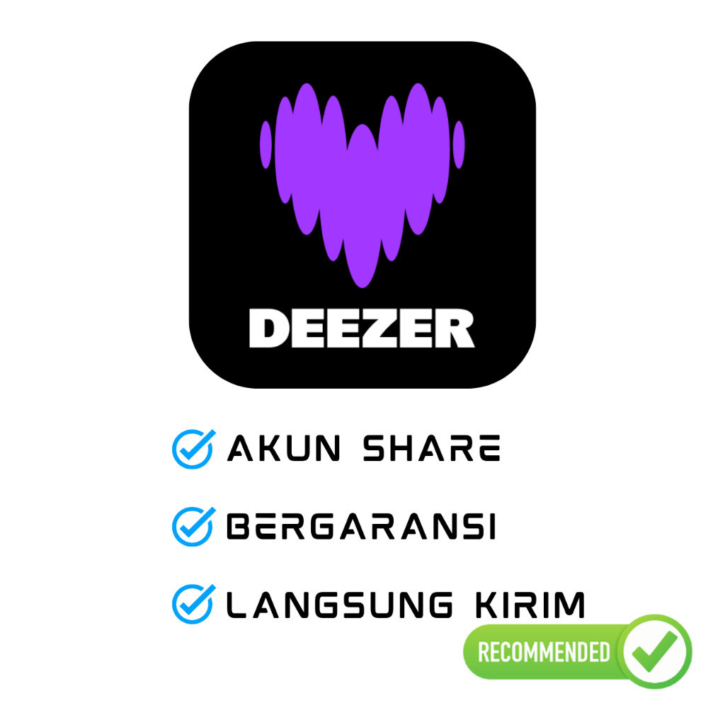 BEST DEAL Deezer Premium 1 Bulan worxaholic Best Quality Murah Terbaru Promo 2026 Bergaransi