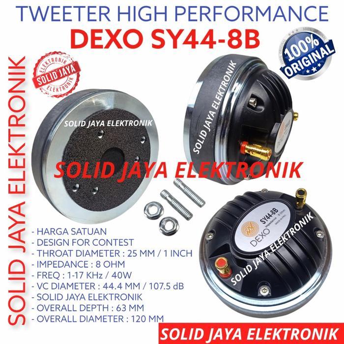 Tweeter Dexo Sy44-8B Profesional Driver Tweeter Dexo Sy44 8B Twiter Twitter Tweter Sy448B Sy44 8B