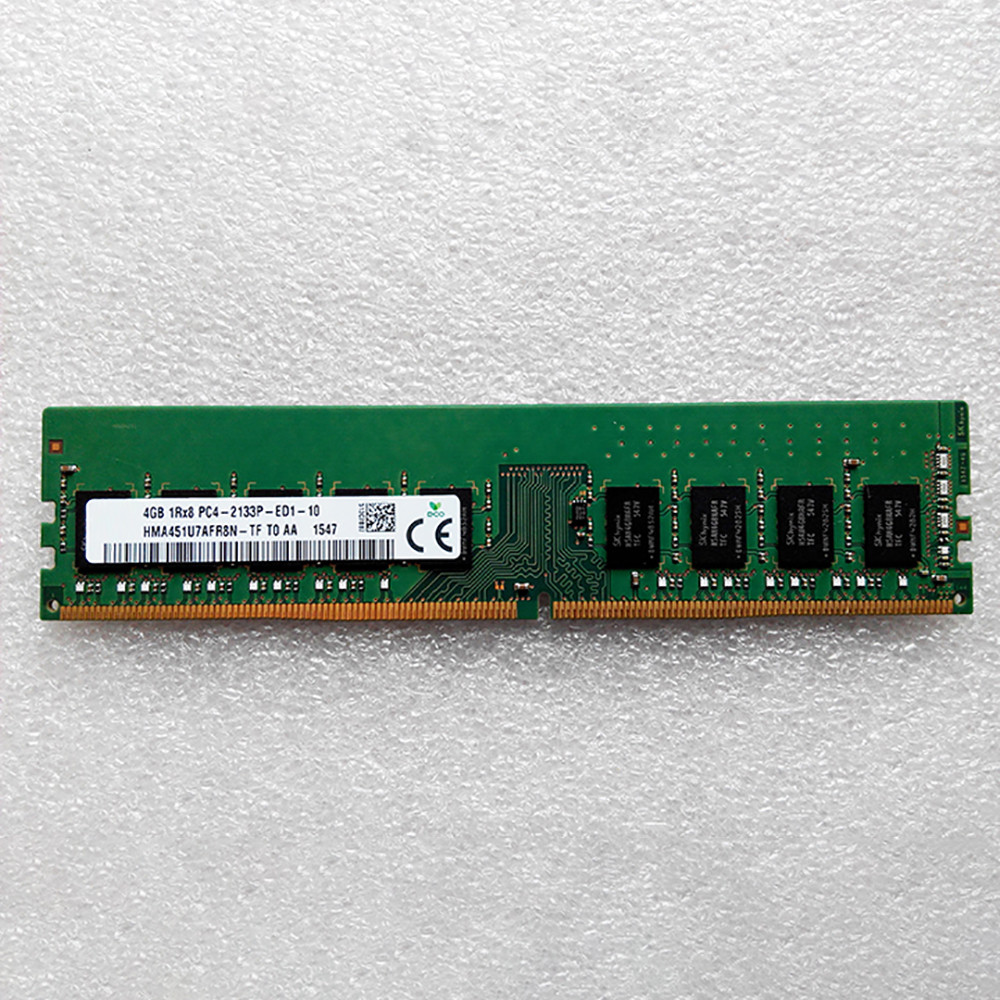 1PCS RAM 4GB 4G 1RX8 PC4-2133P-ED1 DDR4 2133 ECC UDIMM Memory High Quality