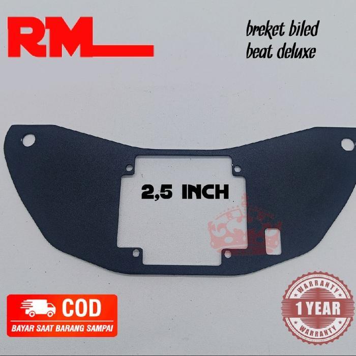 Rm Breket Biled Beat Deluxe 2,5 Inch & 3 Inch D2 Laser Matrial Mild Steel Tebal 1,7 Ml Full Laser