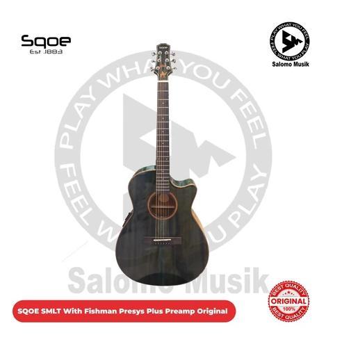 Gitar Akustik Elektrik SQOE SMLT With Fishman Presys Plus Preamp Original