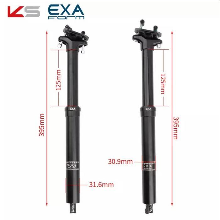 BestSeller Dropper Seatpost KS EXA Form 900i Tiang Sadel MTB Adjustable Bukan Sat