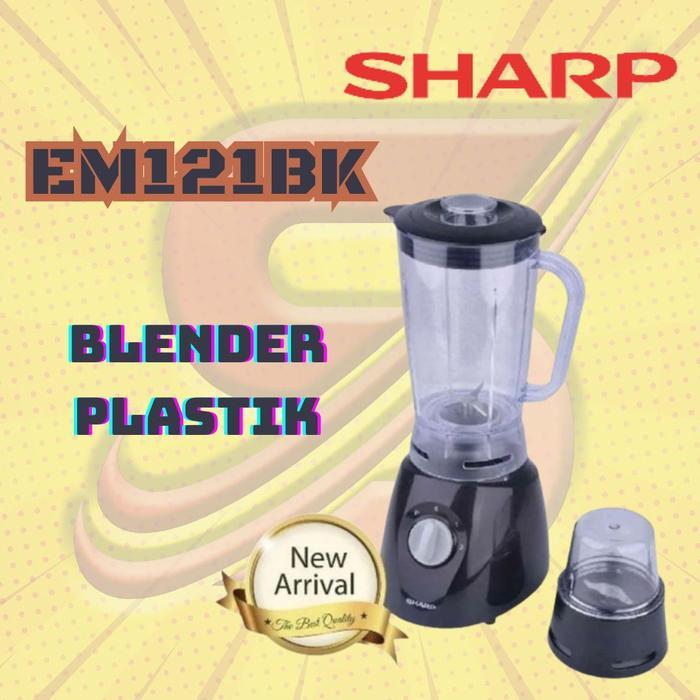 Sharp EM 121BK EM 121 BK Blender 1.25 Liter 350 Watt Black EM121BK